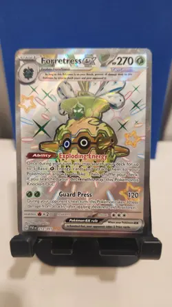 Pokemon - Forretress ex - 212/091 - Paldean Fates - Holo - Shiny Ultra Rare MINT - Image 1