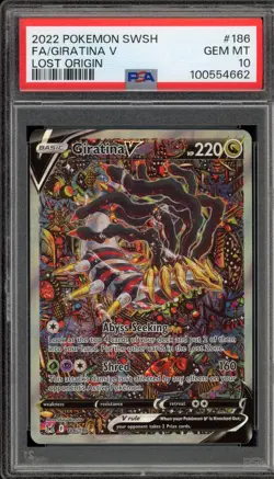 Pokemon Giratina V Lost Origin Full Alt Art #186 PSA 10 Gem Mint - Image 1