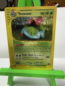 Pokemon Venusaur 100 HP Stage 2 Expedition 030/165 Holo Rare English 2002 - Image 1