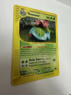 Pokemon Venusaur 100 HP Stage 2 Expedition 030/165 Holo Rare English 2002 - Image 3