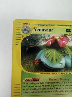Pokemon Venusaur 100 HP Stage 2 Expedition 030/165 Holo Rare English 2002 - Image 5