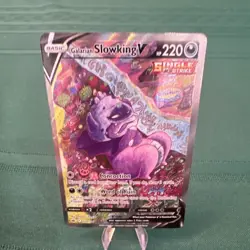 Pokemon Galarian Slowking V Ultra Rare Full Art Holo 179/198 Chilling Reign - Image 1
