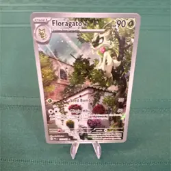 Pokemon Floragato Illustration Rare Holo 197/193 SV02 Paldea Evolved 90 HP - Image 1