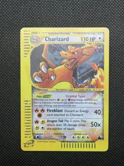 Charizard Crystal Holo Secret Rare - Skyridge Pokemon 146/144 (See Description) - Image 3