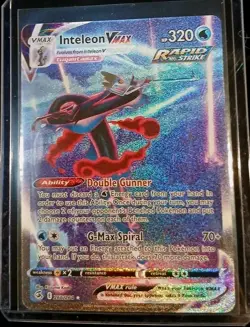 Pokemon Tcg Inteleon Vmax 266/264 Fusion Strike Alternate Art Secret Rare - Image 2