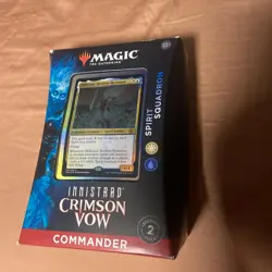 Magic the Gathering MTG Innistrad CRIMSON VOW Commander Deck SPIRIT SQUADRON - Image 1