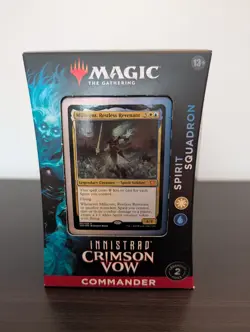 Magic: The Gathering Crimson Vow Spirit Squadron Commander Deck Card 630509995318 - Image 1