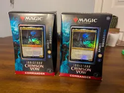Magic The Gathering Crimson Vow Spirit Squadron Commander Deck Sealed 630509995318 - Image 1