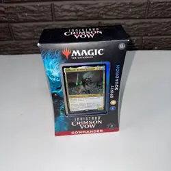 Magic the Gathering MTG Innistrad CRIMSON VOW Commander Deck SPIRIT SQUADRON - Image 1