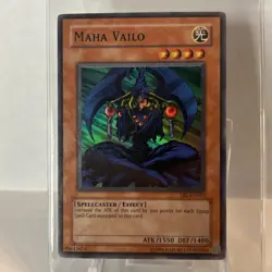 Yu-Gi-Oh! TCG Maha Vailo Spell Ruler SRL-EN012 Unlimited Super Rare - Image 1