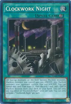 Clockwork Night (Secret Rare)-Secret Rare - 1st Edition - RA03-EN071 - Quarte... - Image 1