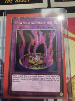 Cursed Seal of the Forbidden Spell - RA03-EN076 - Quarter Century Rare - Yugioh - Image 1