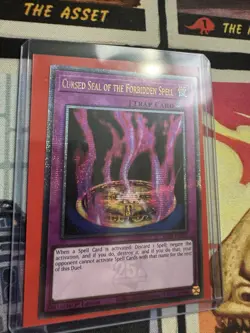 Cursed Seal of the Forbidden Spell - RA03-EN076 - Quarter Century Rare - Yugioh - Image 2