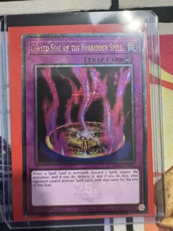 Cursed Seal of the Forbidden Spell - RA03-EN076 - Quarter Century Rare - Yugioh - Image 4