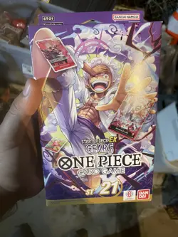 ONE PIECE TCG: GEAR5 STARTER DECK EX 21 (ST-21) FACTORY SEALED ENGLISH - Image 1