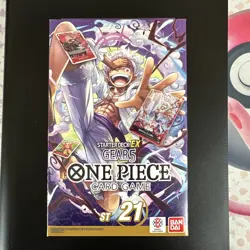 ONE PIECE TCG: GEAR5 STARTER DECK EX 21 (ST-21) FACTORY SEALED/ENGLISH - Image 1