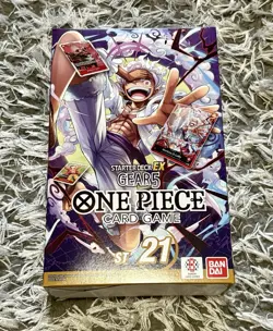 ONE PIECE TCG: GEAR5 STARTER DECK EX 21 (ST-21) NEW & FACTORY SEALED ENGLISH - Image 1