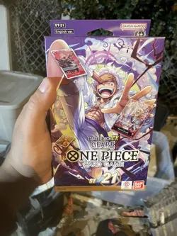 ONE PIECE TCG: GEAR5 STARTER DECK EX 21 (ST-21) FACTORY SEALED ENGLISH - Image 1