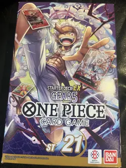 ONE PIECE TCG: GEAR5 STARTER DECK EX 21 (ST-21) FACTORY SEALED/ENGLISH - Image 2