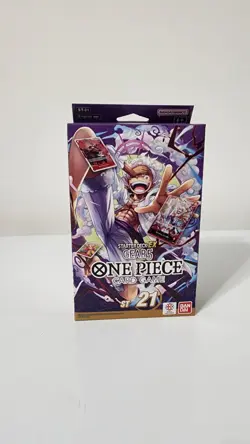 ONE PIECE TCG: GEAR5 STARTER DECK EX 21 (ST-21) FACTORY SEALED/ENGLISH - Image 1