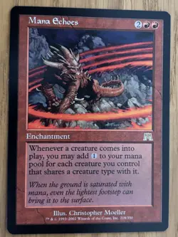 Magic the Gathering - Mana Echoes - Enchantment - Onslaught - NM - MTG - Image 1