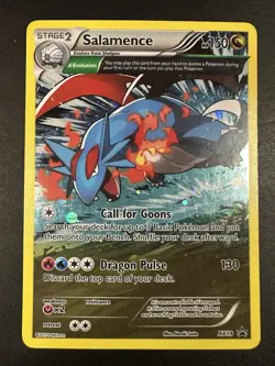 Pokemon TCG Salamence Ancient Trait Cosmos Holo XY59 Black Star Promo MP - Image 2