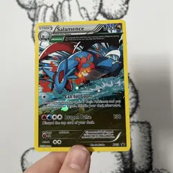 Salamence XY59 Cosmos Holo Black Star Promo Pokemon Card MINT + DOUBLE SWIRL - Image 1