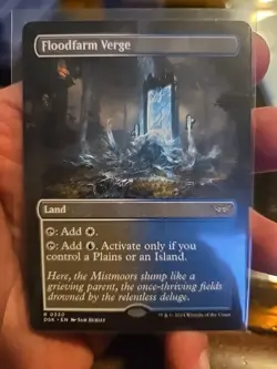 Floodfarm Verge (Borderless) Duskmourn: House of Horror Regular NM - Image 1