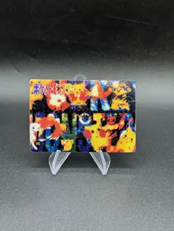 Pikachu Mew Holo Pokemon Vintage Pocket Monsters Vending Prism Sticker 292 - Image 1