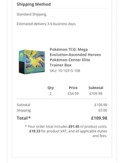 PRESALE: 2x Pokemon TCG: Mega Evolution - Ascended Heroes POKEMON CENTER ETB - Image 2