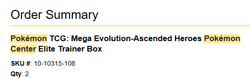 2X - Pokemon TCG: Mega Evolution-Ascended Heroes POKEMON CENTER ETB PRESALE - Image 2