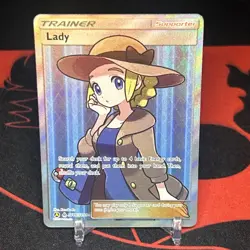 Lady - SV86/SV94 - Pokemon Hidden Fates Sun & Moon Full Art Pokemon TCG NM - Image 2