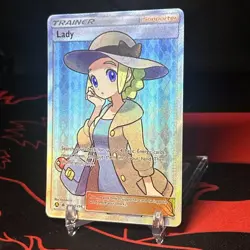 Lady - SV86/SV94 - Pokemon Hidden Fates Sun & Moon Full Art Pokemon TCG NM - Image 3
