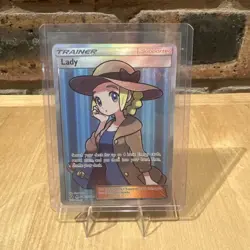 Pokemon TCG Hidden Fates Holo Secret Rare Trainer Lady Full Art SV86/SV94 - Image 1