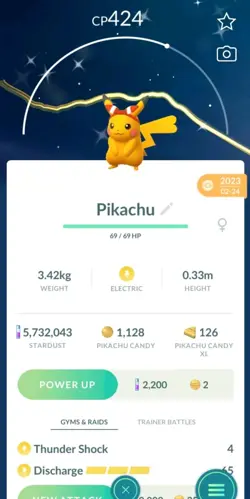 ✨Pokemon Go Shiny May Hat Pikachu ✨ - Image 1