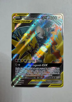 Moltres & Zapdos & Articuno GX (Full Art) 66/68 Hidden Fates Holo Pokemon Card - Image 1