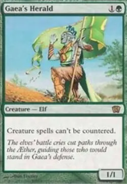 1x Gaea's Herald Moderate Play MTG Magic - Kid Icarus - - Image 1
