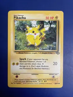 Pokemon TCG Pikachu Jungle Set Unlimited #60/64 WOTC VTG 1999 NM/LP - Image 1