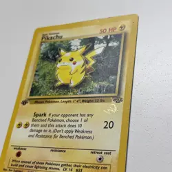 1999 Pikachu 60/64 1ST Edition Gold W Stamp Pokemon Jungle WOTC Promo Card LP - Image 2