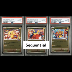 PSA 10 Tohoku Hiroshima Fukuoka Pikachu 260 261 289/SV-P Sequential Japan - Image 1