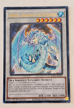 Yu-Gi-Oh Brionic, Dragon of the Ice Barrier 1st Edition Ultra Rare HAC1-EN051 - Image 1