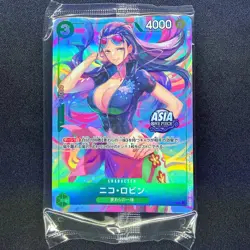 Nico Robin P-111 SEALED Asia Exclusive PROMO Mini-Tin Pack Set Vol.2 One Piece - Image 1