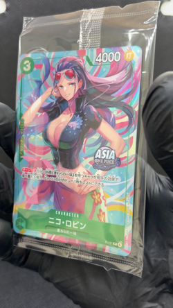 Nico Robin P-111 P ASIA PROMO One Piece Mini-tin Pack Set vol.2 Japanese SEALED - Image 2