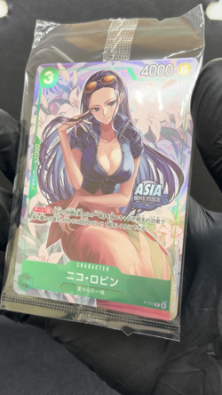 Nico Robin P-111 ASIA PROMO One Piece Mini-tin Pack Set vol.2 Japanese (SEALED) - Image 2