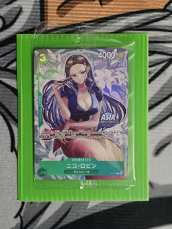 Nico Robin P-111 ASIA PROMO One Piece Mini-tin Pack Set vol.2 Japanese SEALED - Image 1