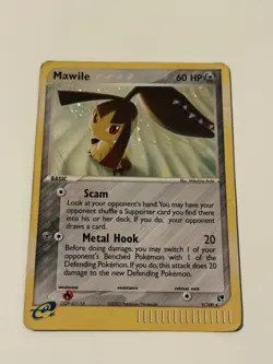 Pokemon Mawile Holo Rare Card 9/100 EX Sandstorm E Series TCG - Image 1