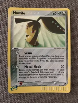 Pokemon Mawile Holo Rare Card 9/100 EX Sandstorm E Series TCG - Image 1