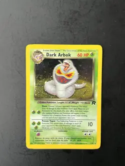 Pokemon TCG Dark Arbok Team Rocket Holo Rare Unlimited Card 2/82 - Image 1
