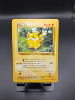 Pokemon Card Pikachu Jungle 60/64 WOTC Card Unlimited LP-NM - Image 1
