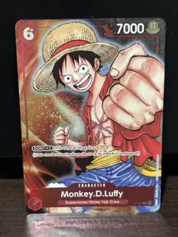 One Piece TCG Monkey D Luffy P-001 Promo BANDAI CARD GAMES Fest 23-24 English - Image 1